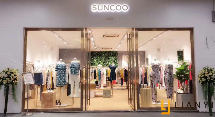 SUNCOO Global Chain Store Women Clothing Display Furniture Project
